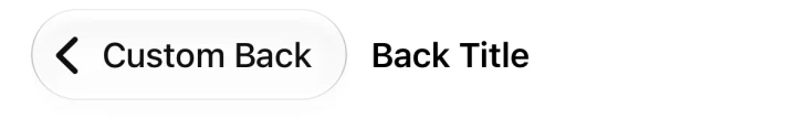 Header back title Peach
