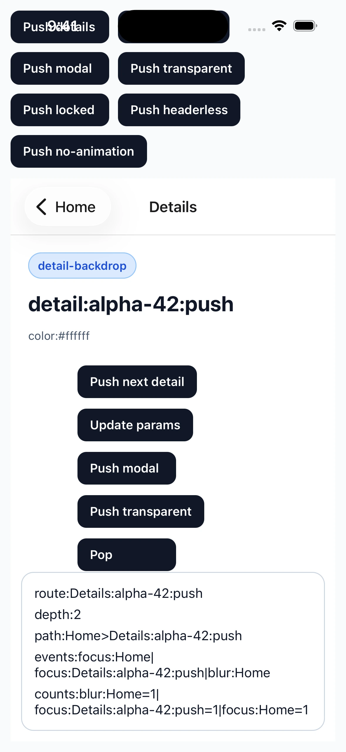 NavigationLibraryCase iOS